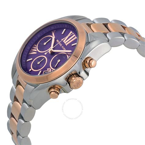 michael kors watch diamond purple|Michael Kors white diamond watch.